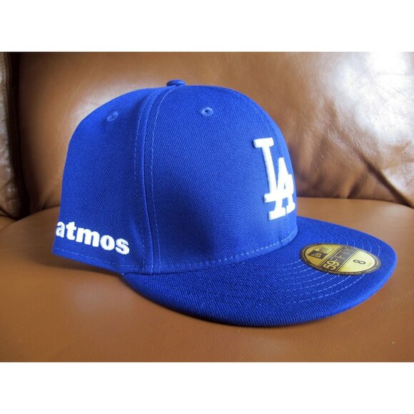Los Angeles Dodgers Atmos Leopard Cheetah New Era 59FIFTY 5950 Fitted Cap sz 8 - Picture 3 of 7